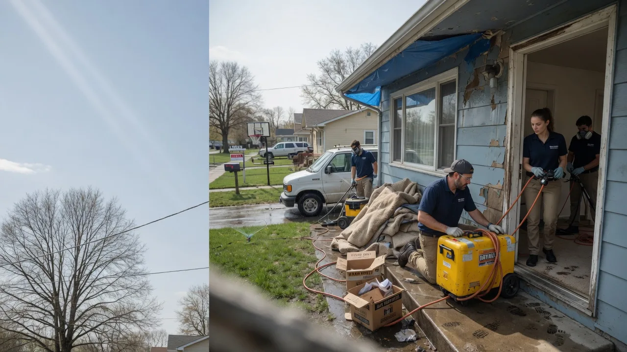 Basement Flood Cleanup in Carrollton, OH near me